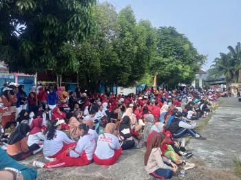 Masyarakat Baturaja Antusias Ikuti Jalan Santai HUT NasDem ke-14